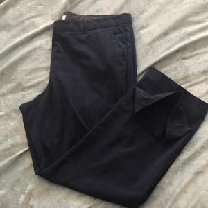 Gap True Straight 20R Plus Dress Pants Blue Plaid